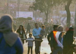 Protesters in Cairo defy the regime's ban on demonstrations
